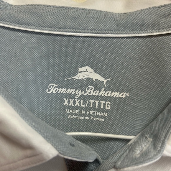 Tommy Bahama Polo Shirt Size XXXL White Short Sleeves - Picture 5 of 5